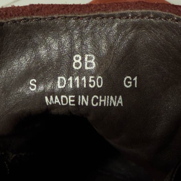 Cole Haan Country Voyager Red Suede Chukka Waterproof Boots Womens Size 8 - Picture 7 of 16